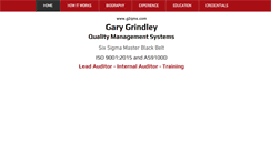 Desktop Screenshot of garygrindley.com