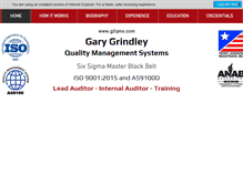 Tablet Screenshot of garygrindley.com